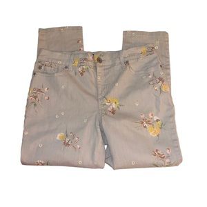 Bandolino  floral jeans size 10 p